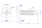 Cross-Recess-Pan-Head-Self-Drilling-Screw-M4.2X25