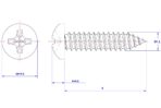 Cross-Recessed-Pan-Head-Self-Tapping-Screw-M1.2X6