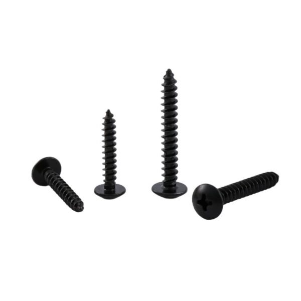 Cross-Recessed-Truss-Head-Self-Tapping-Screw-black-1
