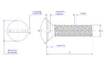 Slotted-countersunk-flat-head-screw-M2.5X5
