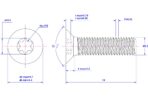 Torx-countersunk-screw-M2.5X14