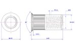 Countersunk-Head-Knurled-Riveted-Nut-M10