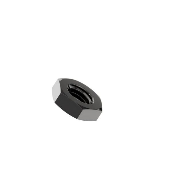 Hexagonal-thin-nut-Black