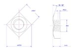 Square-Nut-M20